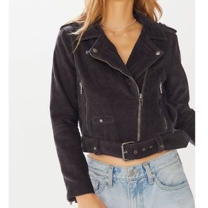 BLANKNYC Twilight Zone Corduroy Moto Jacket